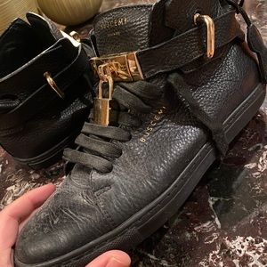 Buscemi padlock hi tops shoes